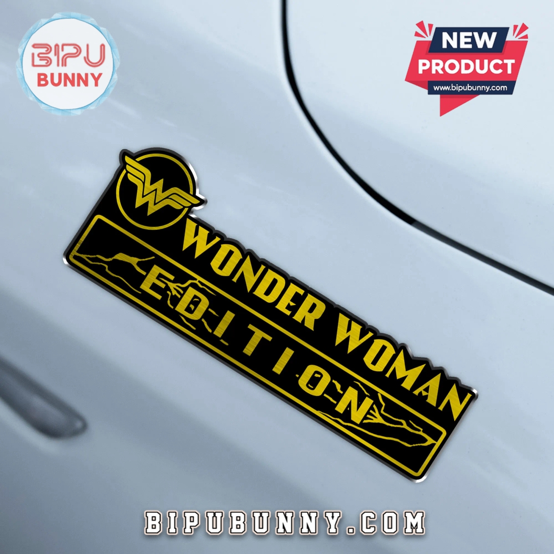 Wonder Woman Edition Laser Engraved Car Badge Wonder Woman Edition Laser Engraved Car Badge