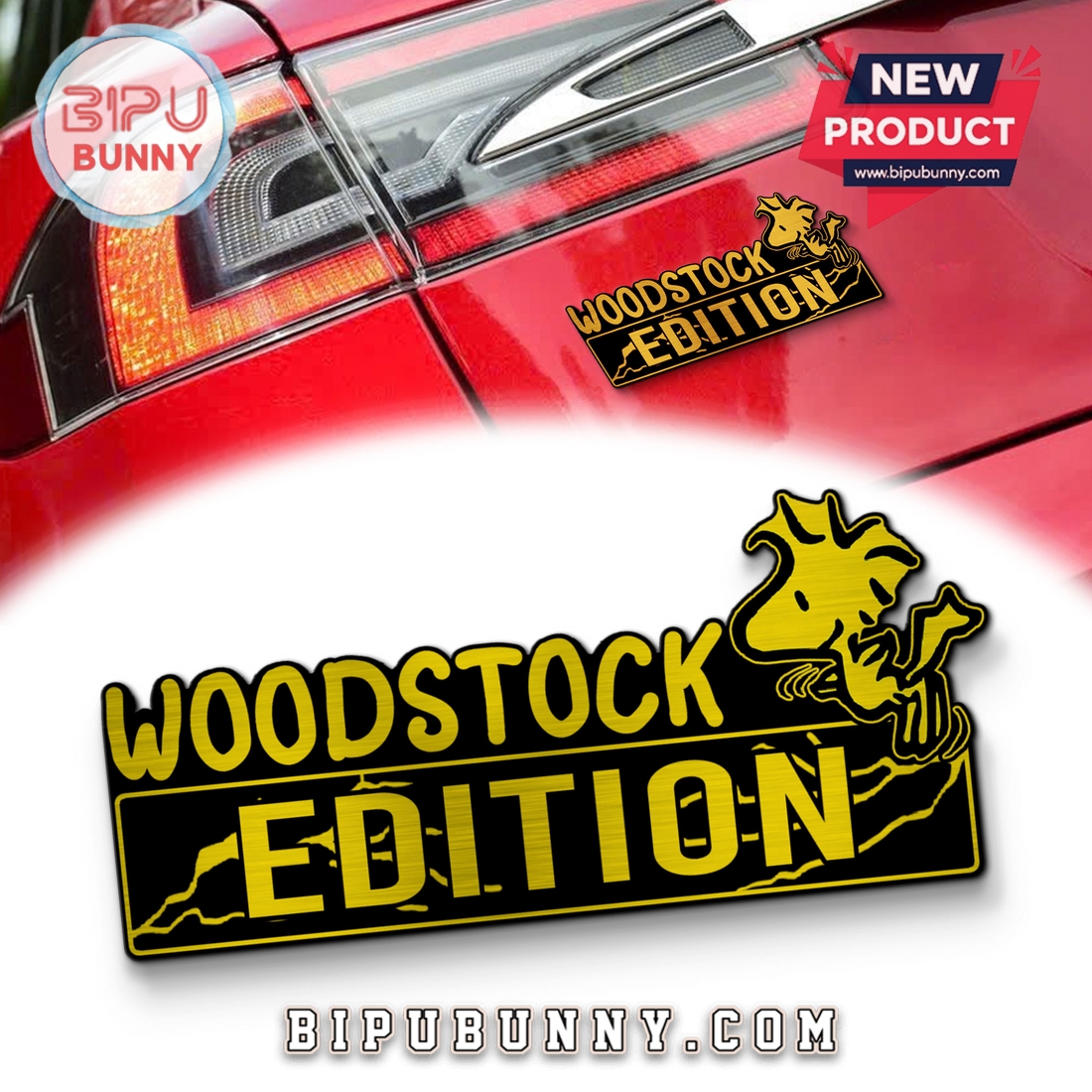 Woodstock Edition Laser Engraved Car Badge Woodstock Edition Laser Engraved Car Badge