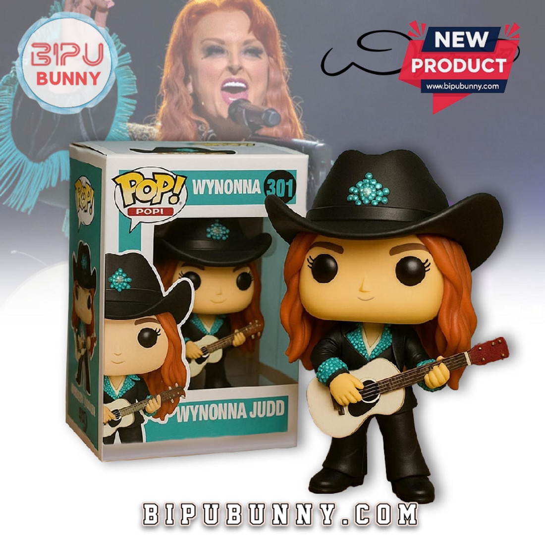 Wynonna Judd Funko Pop Style Figure, Collectible Gift Wynonna Judd Funko Pop Style Figure, Collectible Gift