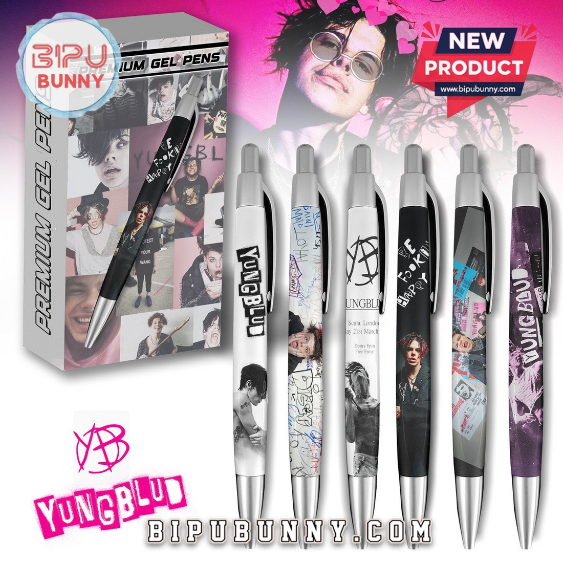 Yung Bleu Premium Gel Pens Yung Bleu Premium Gel Pens