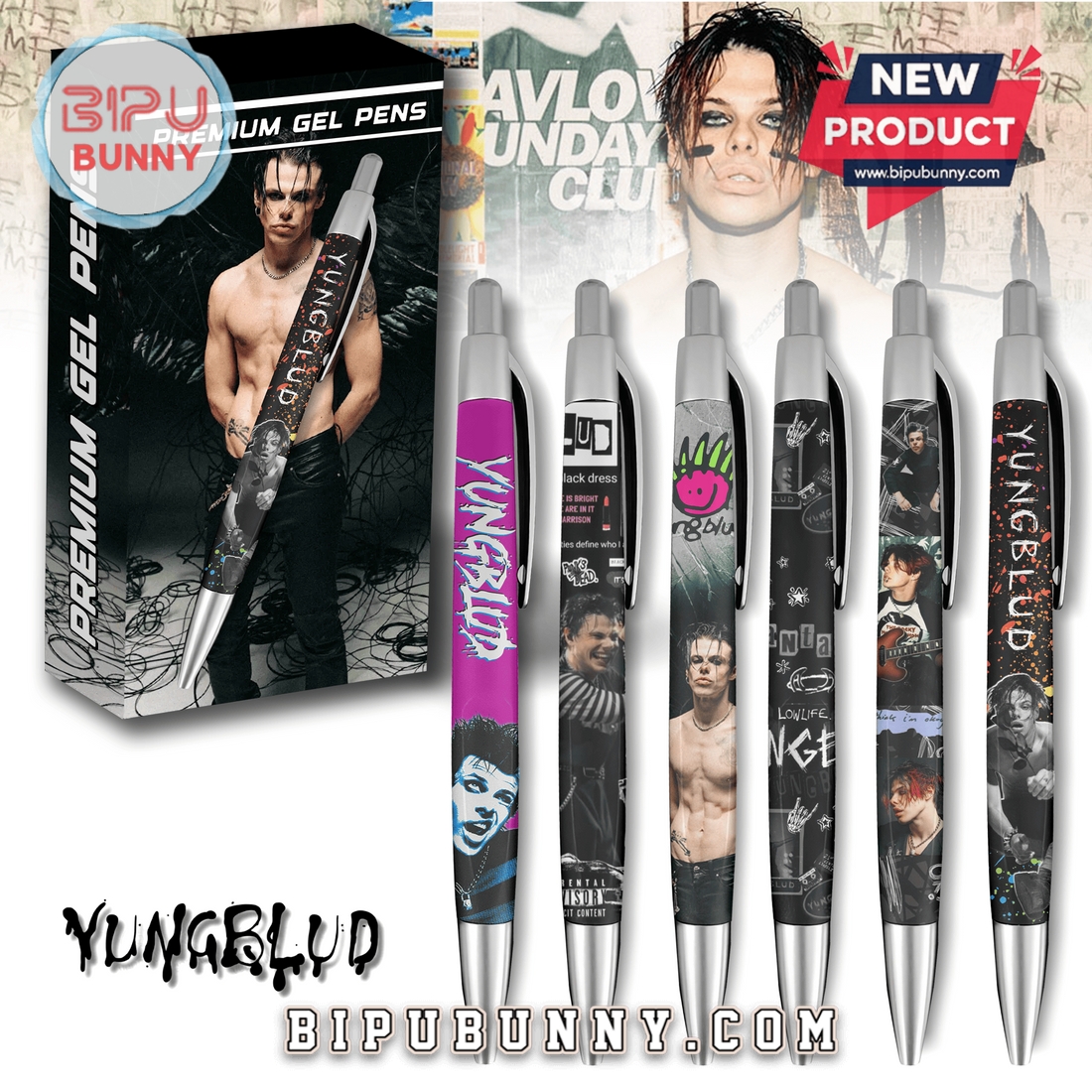 Yungblud Premium Gel Pens Limited Edition Yungblud Premium Gel Pens Limited Edition