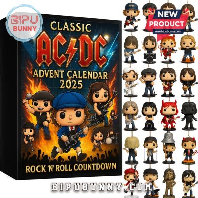 2025 AC/DC Advent Calendar, 24 Gifts Are In It