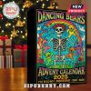 Dancing Bears Advent Calendar 2025 displayed in a festive setting, featuring colorful bear figurines.
