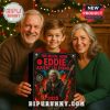 Family holding the Metal Gods Eddie Advent Calendar 2025, smiling together during the holidays.