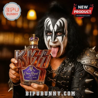 KISS 50th Anniversary Whiskey Bottle
