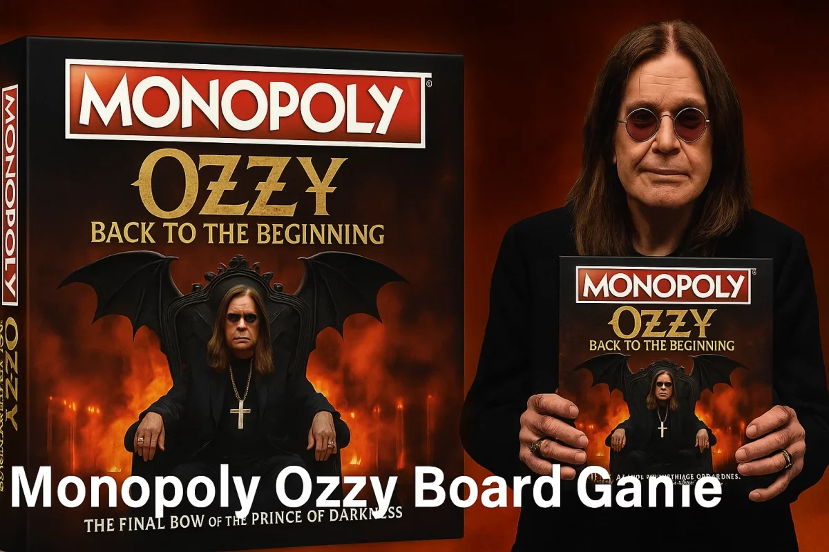 Ozzy Osbourne Monopoly Board Game full board design