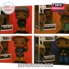 All four A Tribe Called Quest Funko figures displayed with boxes