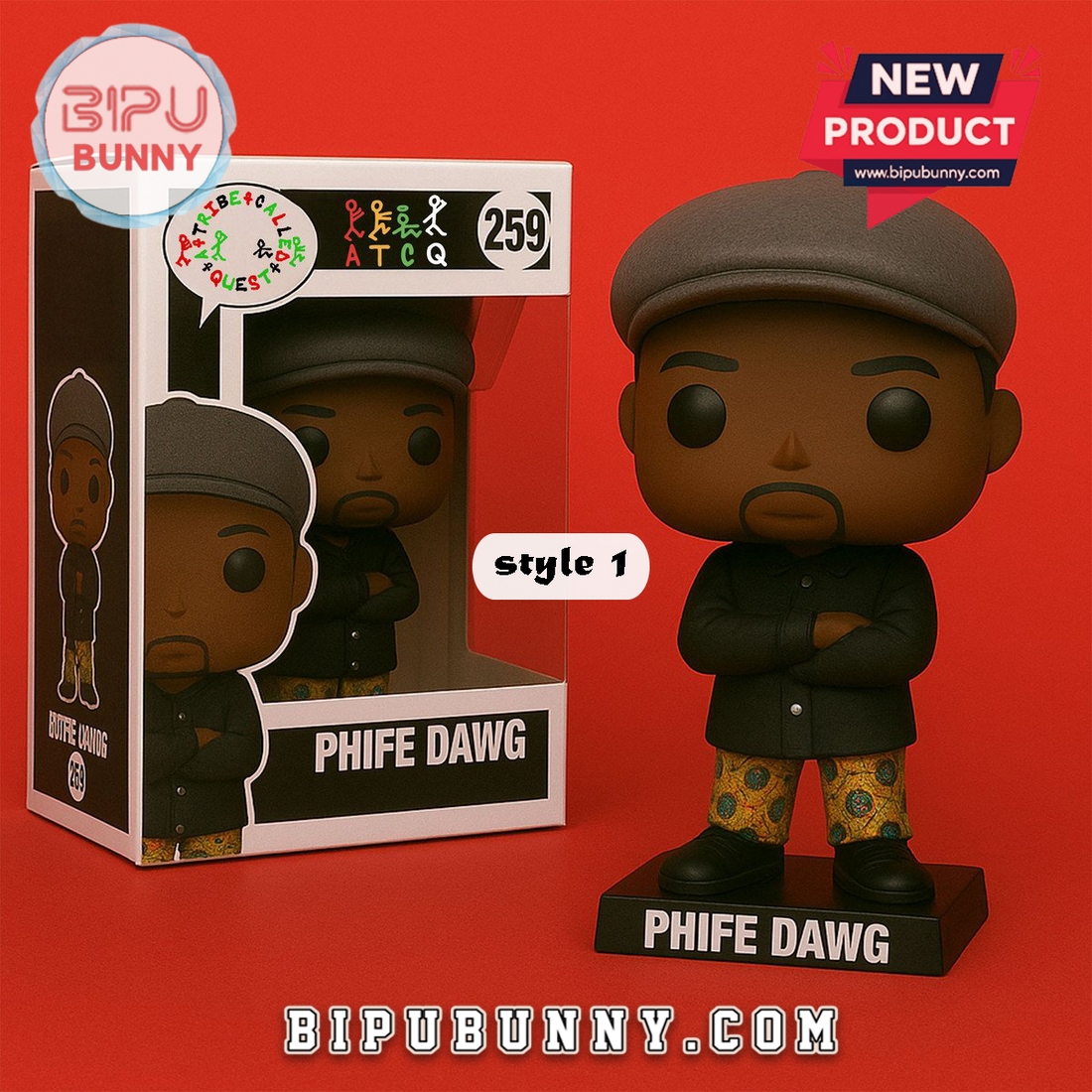 A Tribe Called Quest ATCQ Vinyl Collectible Figure A Tribe Called Quest ATCQ Vinyl Collectible Figure