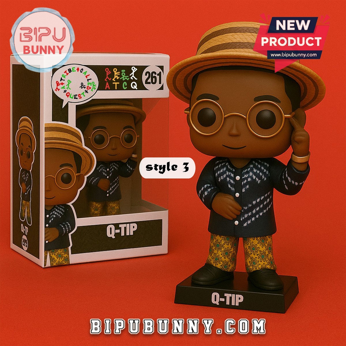A Tribe Called Quest ATCQ Vinyl Collectible Figure A Tribe Called Quest ATCQ Vinyl Collectible Figure