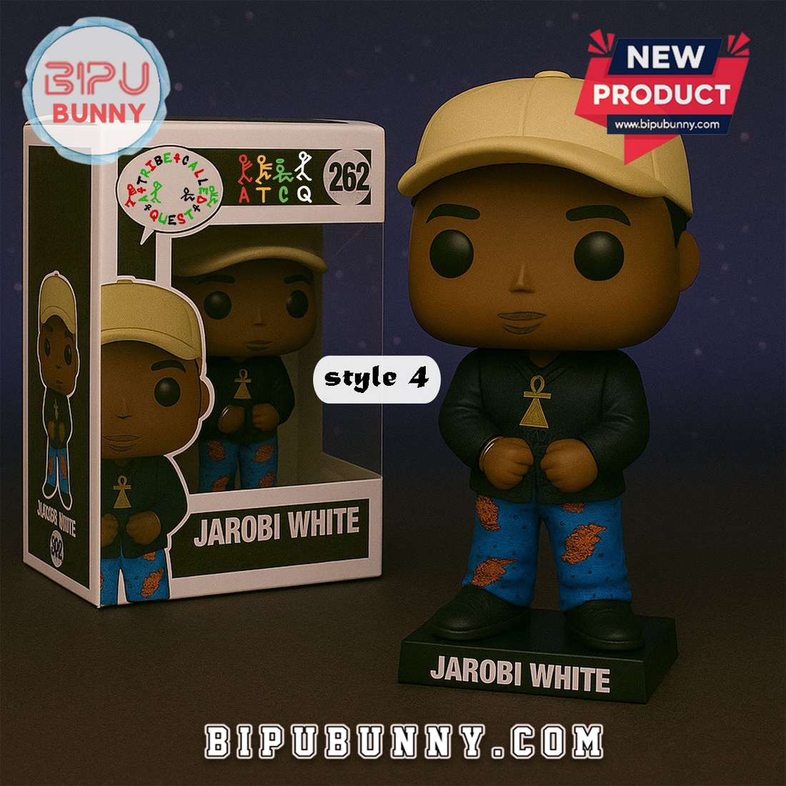 A Tribe Called Quest ATCQ Vinyl Collectible Figure A Tribe Called Quest ATCQ Vinyl Collectible Figure