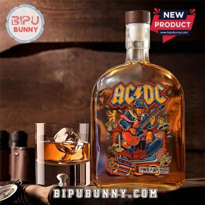 AC/DC Rock Music 25oz Whiskey Bottle AC/DC Rock Music 25oz Whiskey Bottle