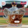 Elephant-shaped Roll Tide whiskey bottle with crown cap style 1.