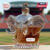 Elephant-shaped Roll Tide whiskey bottle with horse cap style 3.