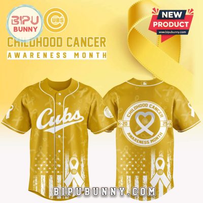 All Team MLB Childhood Cancer Awareness Month Baseball Jersey