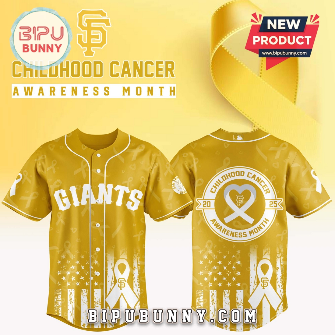 All Team MLB Childhood Cancer Awareness Month Baseball Jersey All Team MLB Childhood Cancer Awareness Month Baseball Jersey