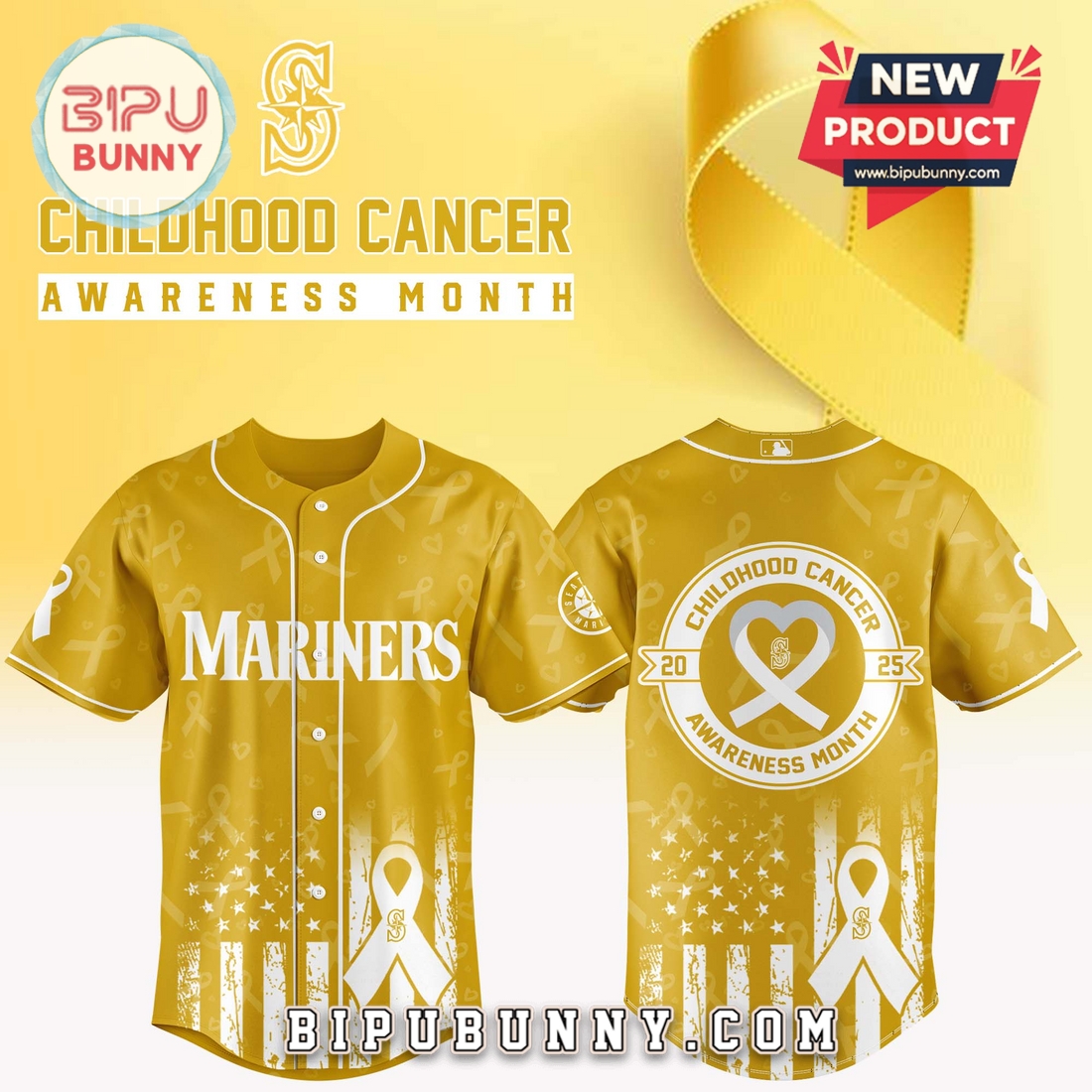 All Team MLB Childhood Cancer Awareness Month Baseball Jersey All Team MLB Childhood Cancer Awareness Month Baseball Jersey