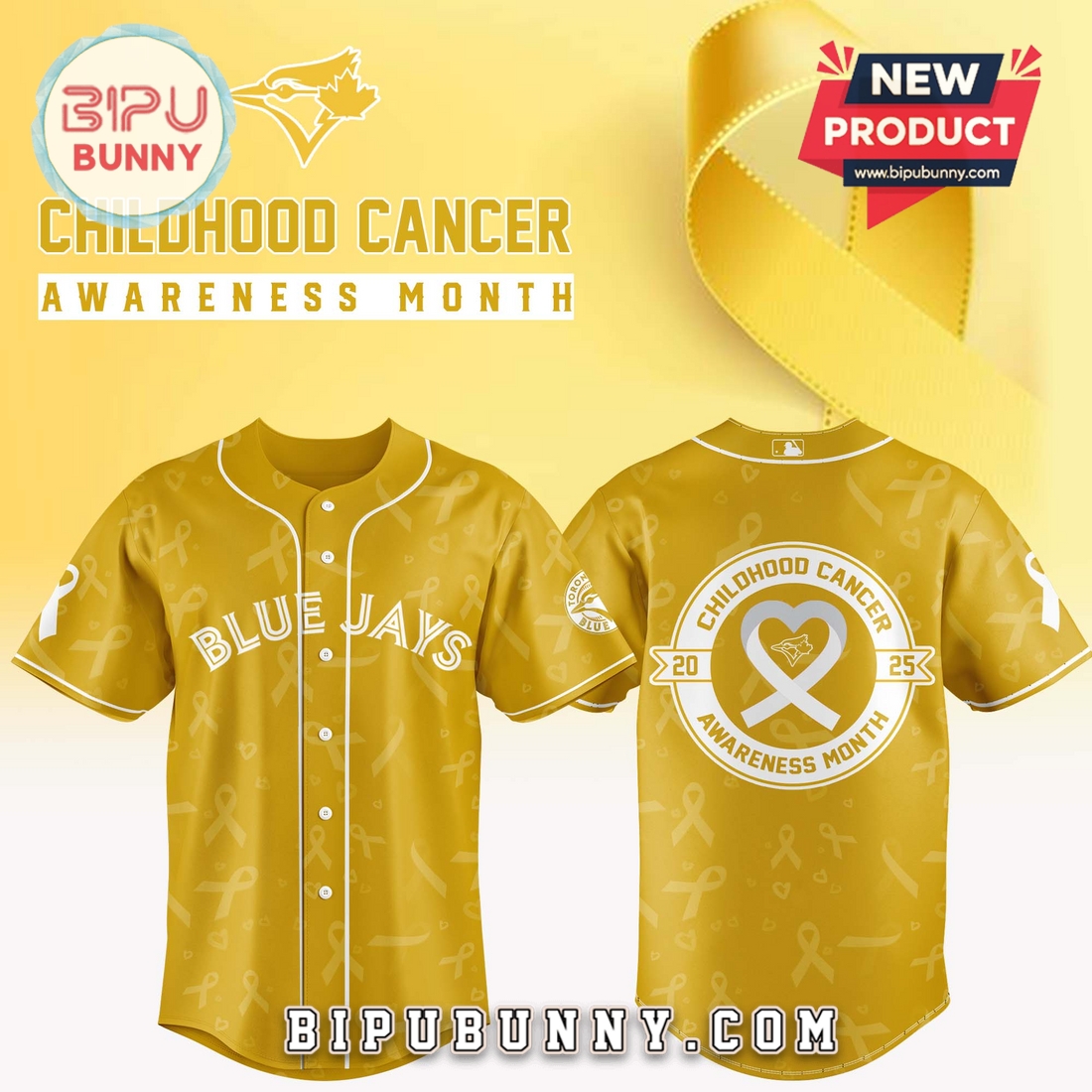 All Team MLB Childhood Cancer Awareness Month Baseball Jersey All Team MLB Childhood Cancer Awareness Month Baseball Jersey