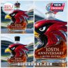 Eagle-shaped liquor bottle celebrating 105th anniversary.