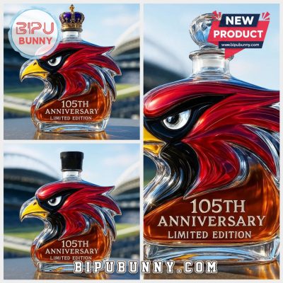 Arizona Cardinals 105th Anniversary Whiskey Bottle