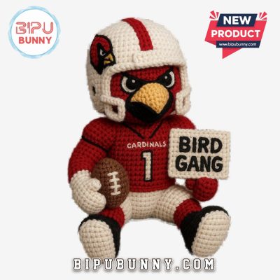 Arizona Cardinals Emotional Support Crochet Doll