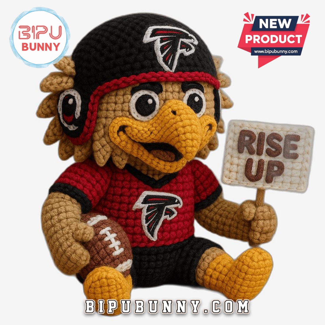 Atlanta Falcons Emotional Support Crochet Doll Atlanta Falcons Emotional Support Crochet Doll