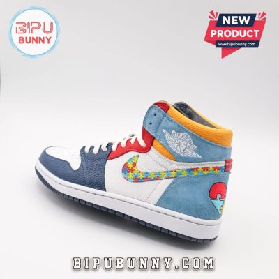 Autism Awareness Air Jordan 1 Hightop