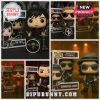 A collection of Funko Pop figures of Avenged Sevenfold band members including The Rev, Brooks Wackerman, Johnny Christ, M. Shadows, Zacky Vengeance, and Synyster Gates.