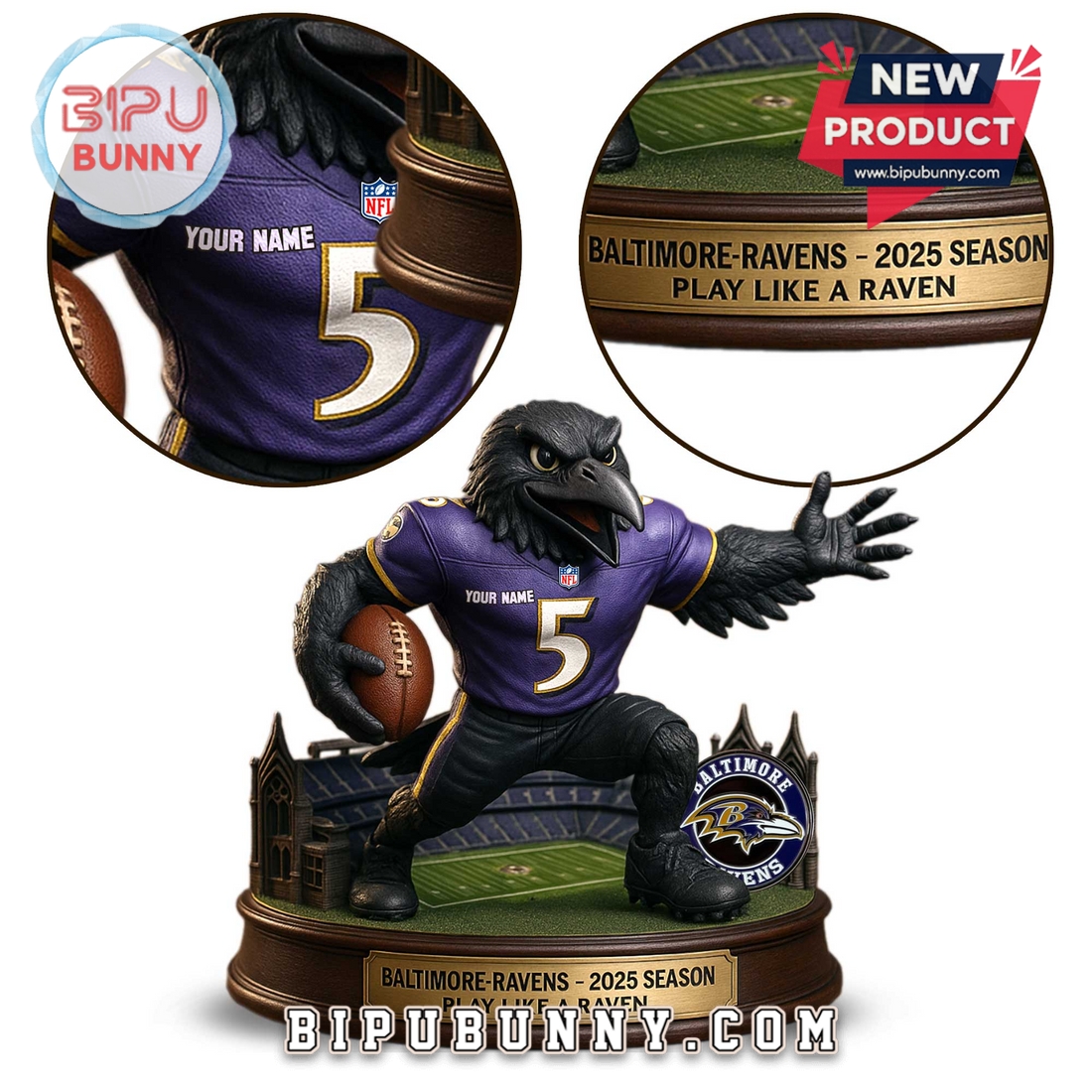 Baltimore Ravens Acrylic Standee Figures Baltimore Ravens Acrylic Standee Figures