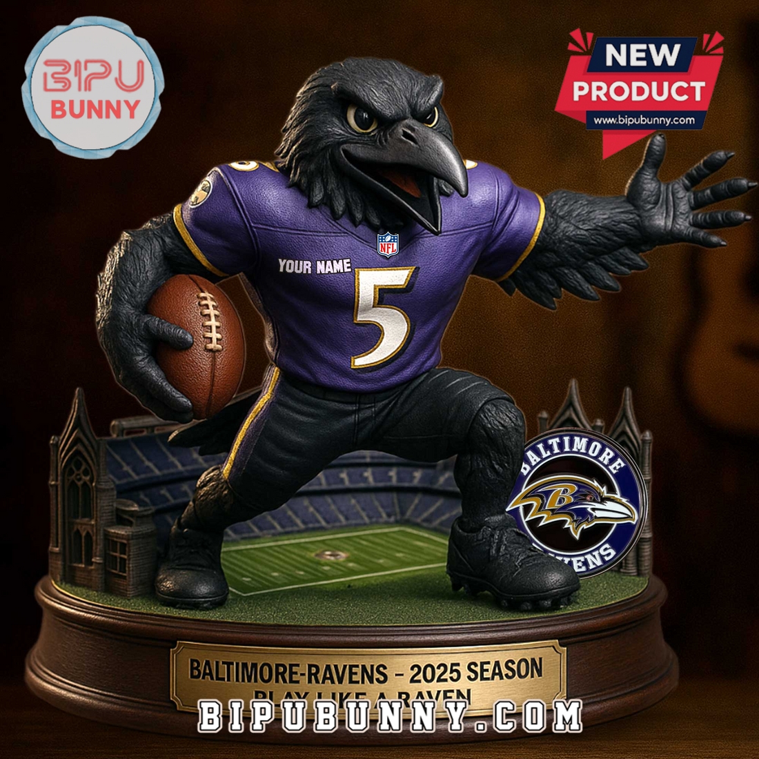 Baltimore Ravens Acrylic Standee Figures Baltimore Ravens Acrylic Standee Figures