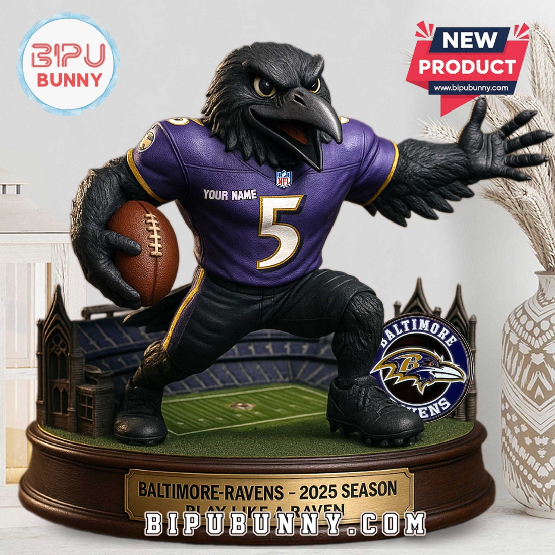 Baltimore Ravens Acrylic Standee Figures Baltimore Ravens Acrylic Standee Figures