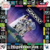 Monopoly Beetlejuice Edition game board with characters and locations.