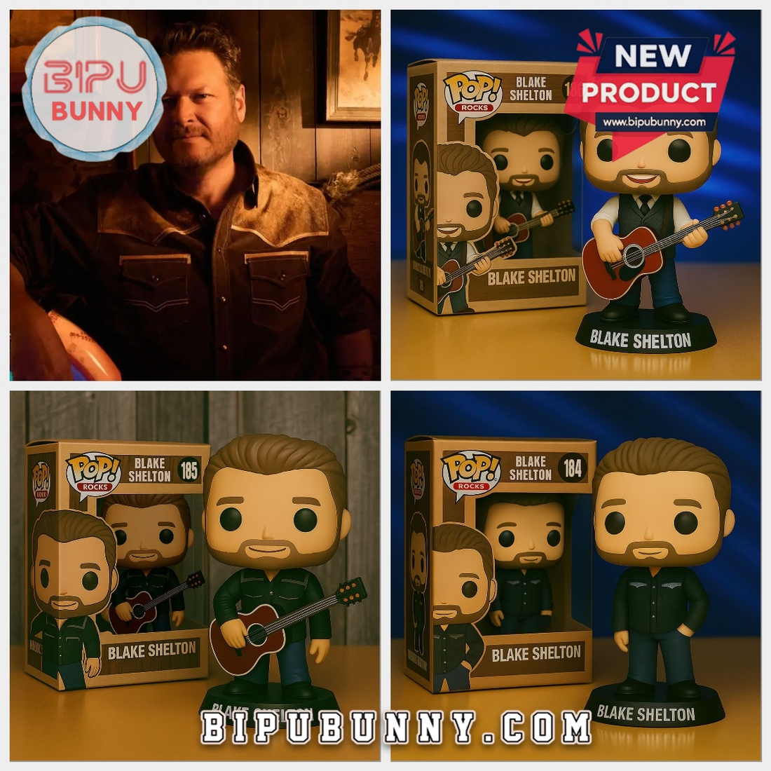 Blake Shelton Funko Vinyl Collectible Figure Blake Shelton Funko Vinyl Collectible Figure