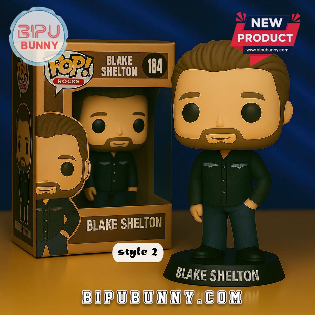 Blake Shelton Funko Vinyl Collectible Figure Blake Shelton Funko Vinyl Collectible Figure