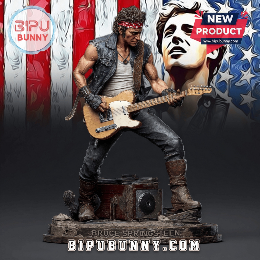 Bruce Springsteen Acrylic Block Display Gift For Fan Bruce Springsteen Acrylic Block Display Gift For Fan