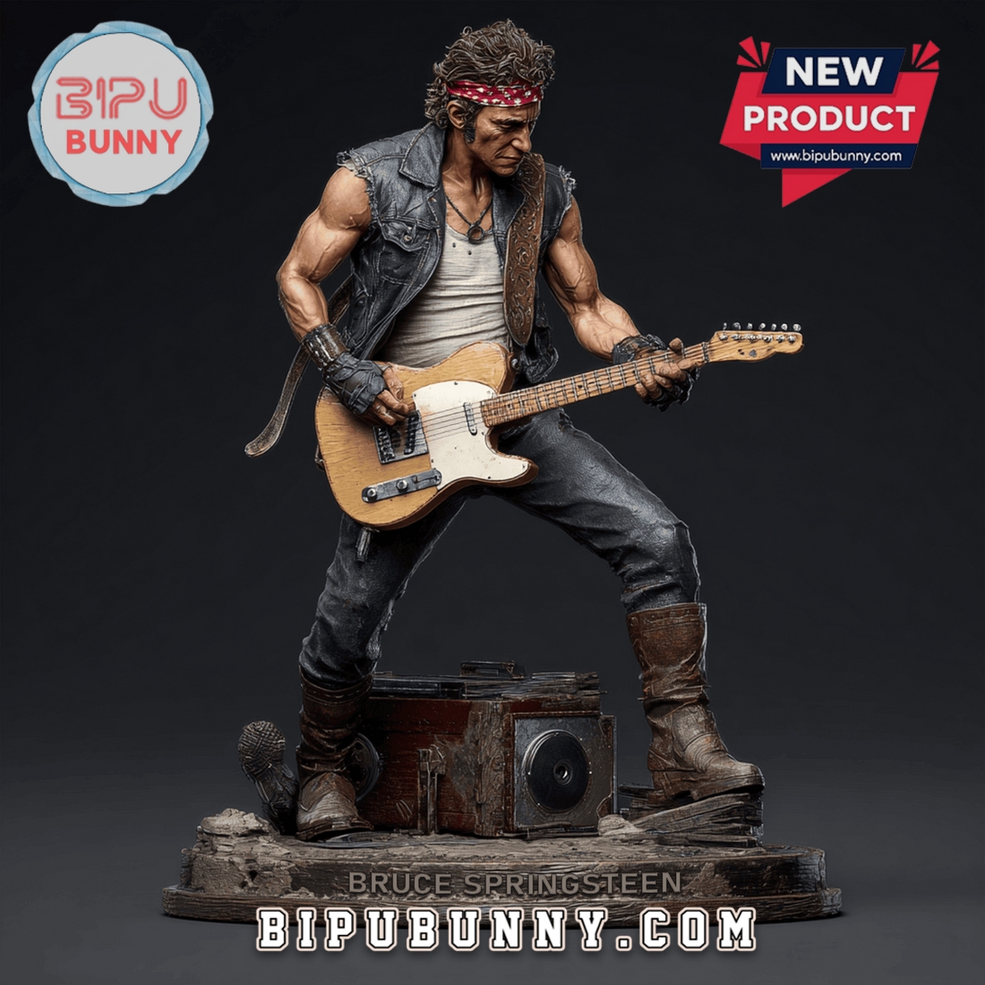 Bruce Springsteen Acrylic Block Display Gift For Fan Bruce Springsteen Acrylic Block Display Gift For Fan