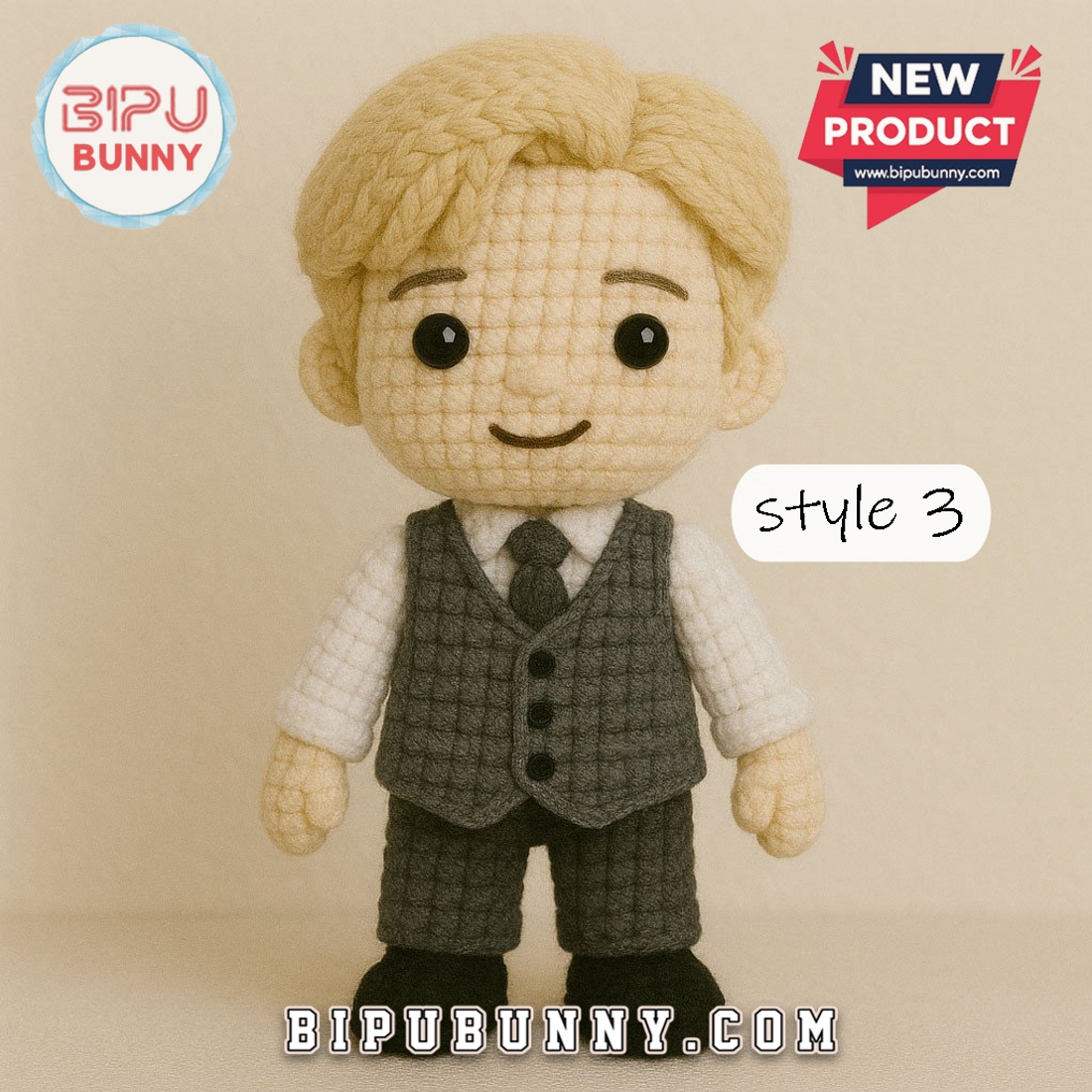 BTS Emotional Support Crochet Doll BTS Emotional Support Crochet Doll