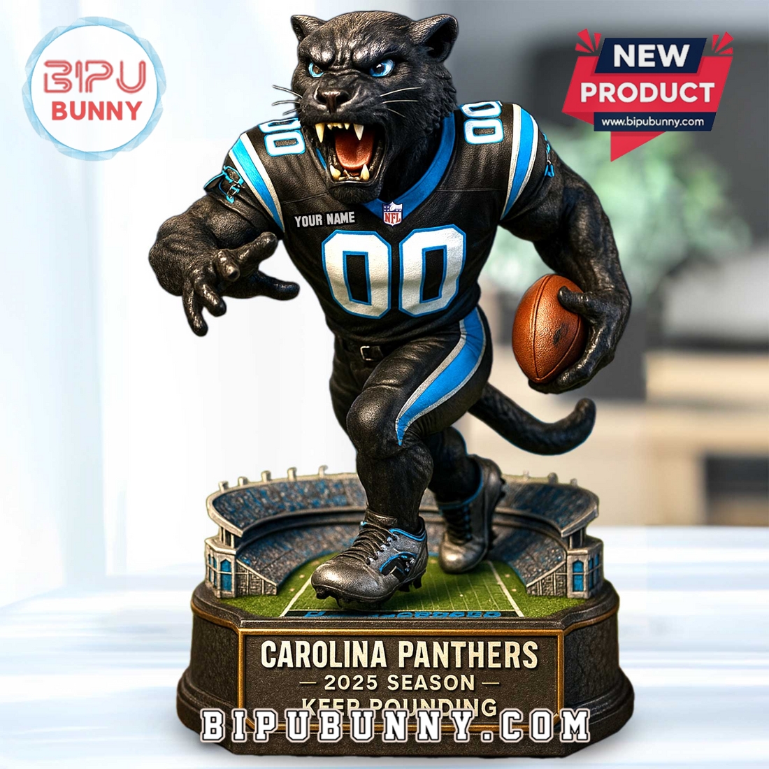 Carolina Panthers Acrylic Standee Figures Carolina Panthers Acrylic Standee Figures