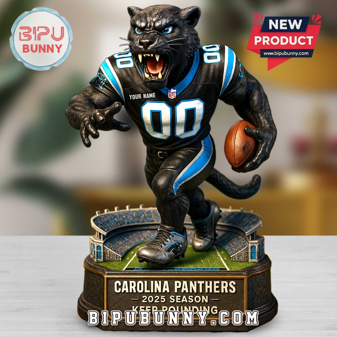 Carolina Panthers Acrylic Standee Figures Carolina Panthers Acrylic Standee Figures