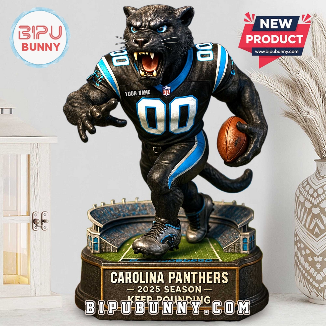 Carolina Panthers Acrylic Standee Figures Carolina Panthers Acrylic Standee Figures