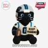 Crochet black panther toy in a Carolina Panthers uniform!