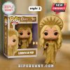 Funko Cher vinyl figure in golden gown and crown holding a microphone