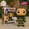 Funko Pop figure of Gabriela Dawson from Chicago Fire wearing full firefighter uniform and bun hairstyle.
