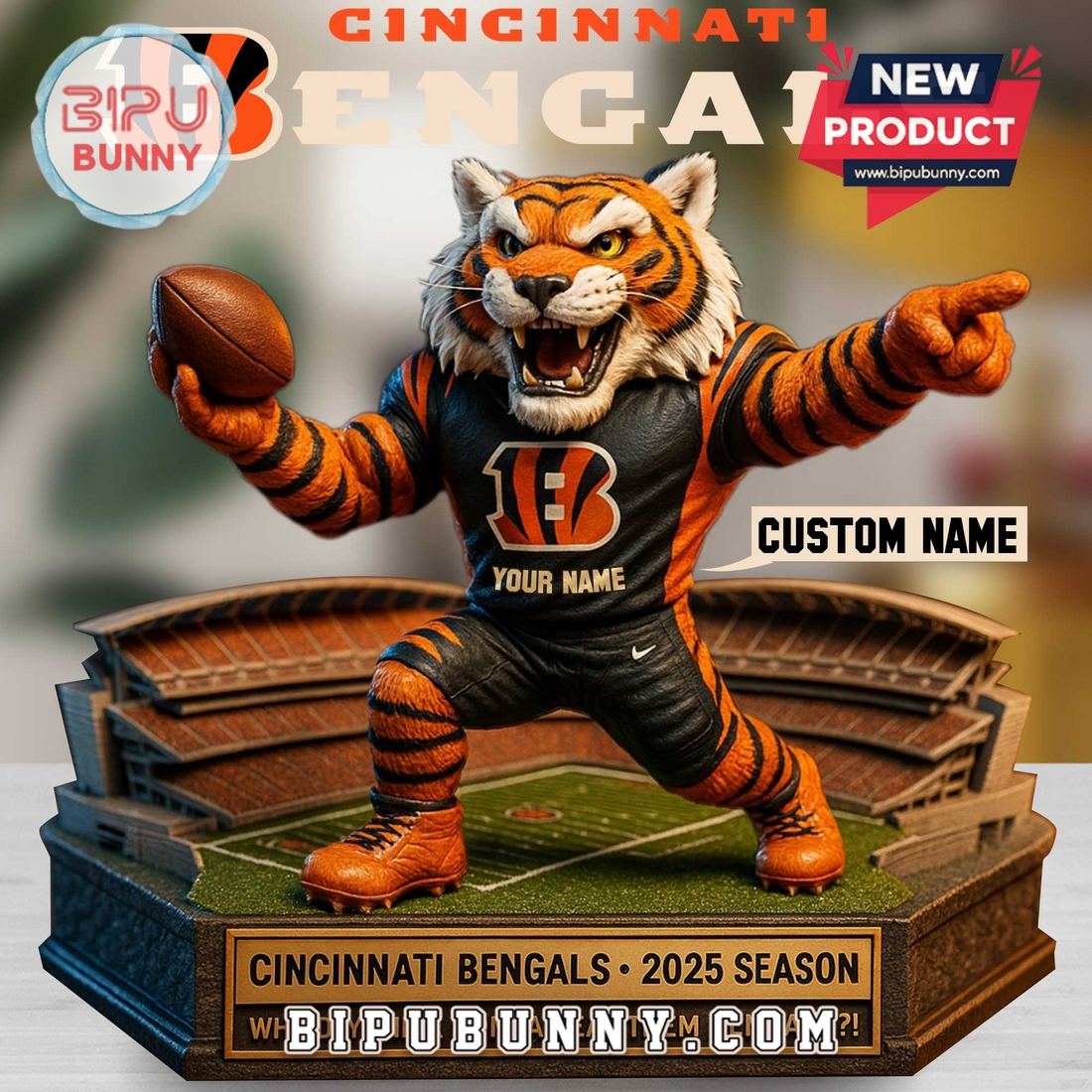 Cincinnati Bengals Acrylic Standee Figures Cincinnati Bengals Acrylic Standee Figures