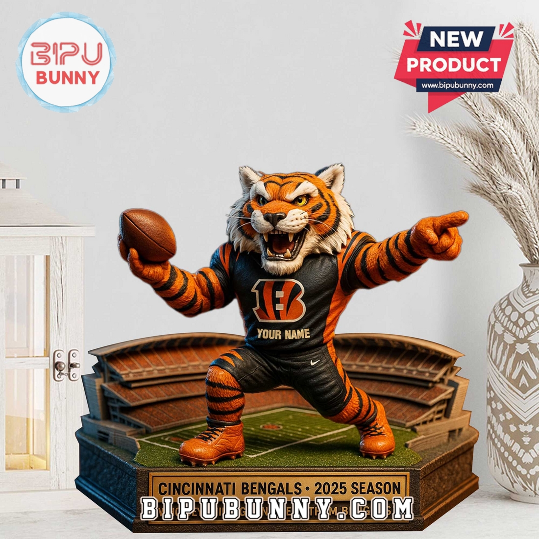 Cincinnati Bengals Acrylic Standee Figures Cincinnati Bengals Acrylic Standee Figures
