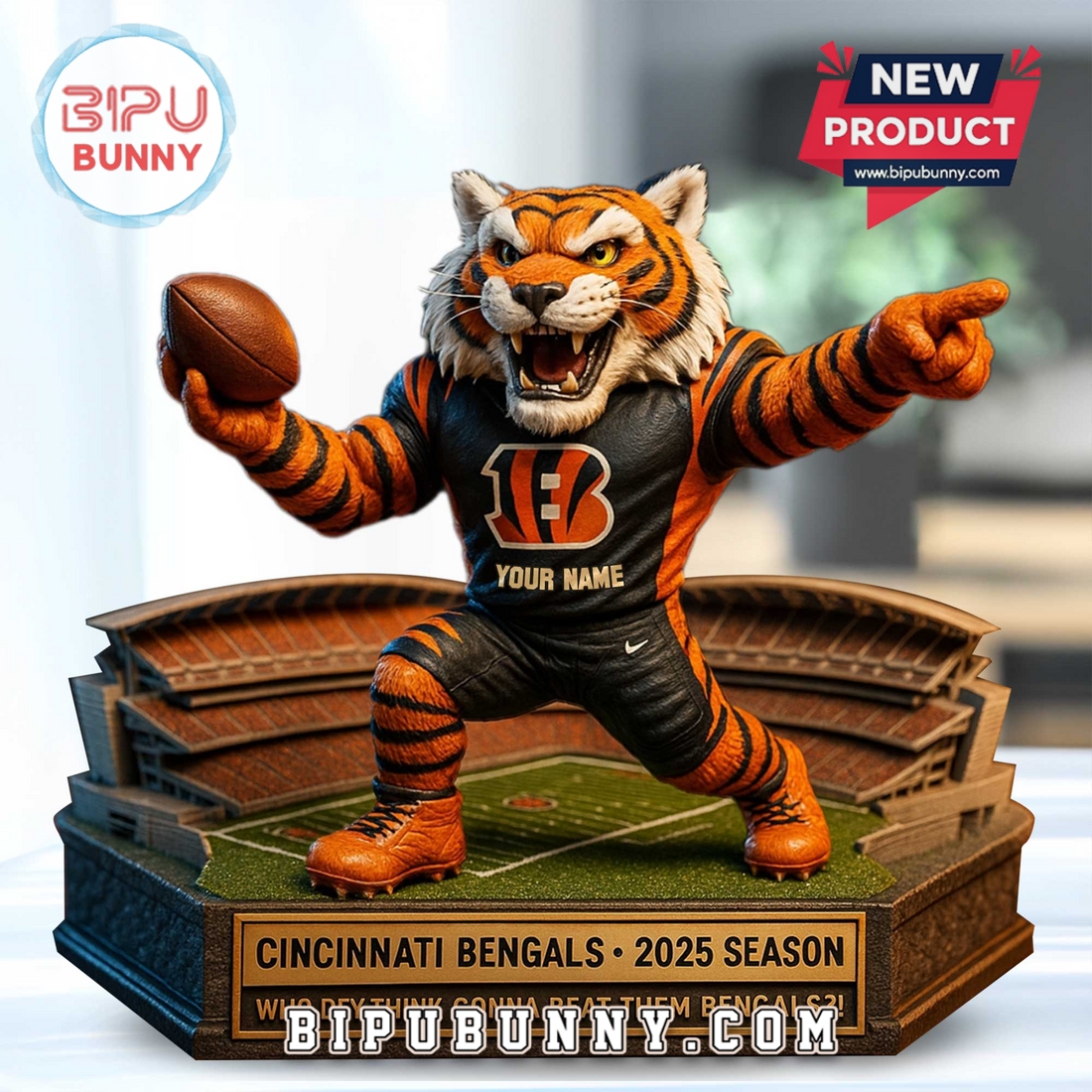 Cincinnati Bengals Acrylic Standee Figures Cincinnati Bengals Acrylic Standee Figures