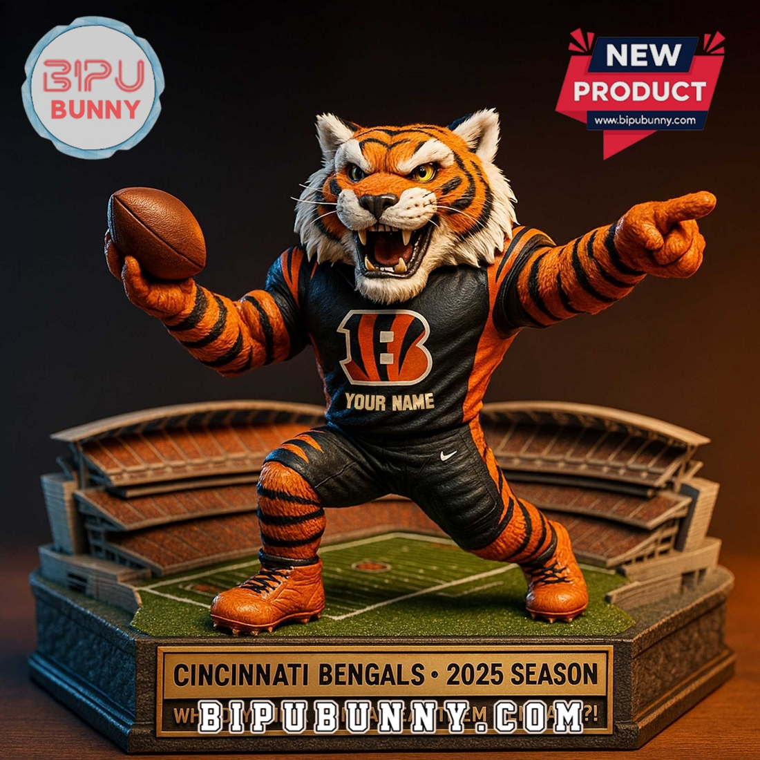 Cincinnati Bengals Acrylic Standee Figures Cincinnati Bengals Acrylic Standee Figures