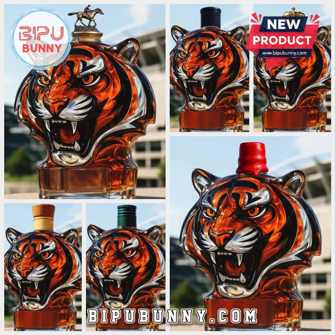 Cincinnati Bengals Whiskey Bottle Cincinnati Bengals Whiskey Bottle