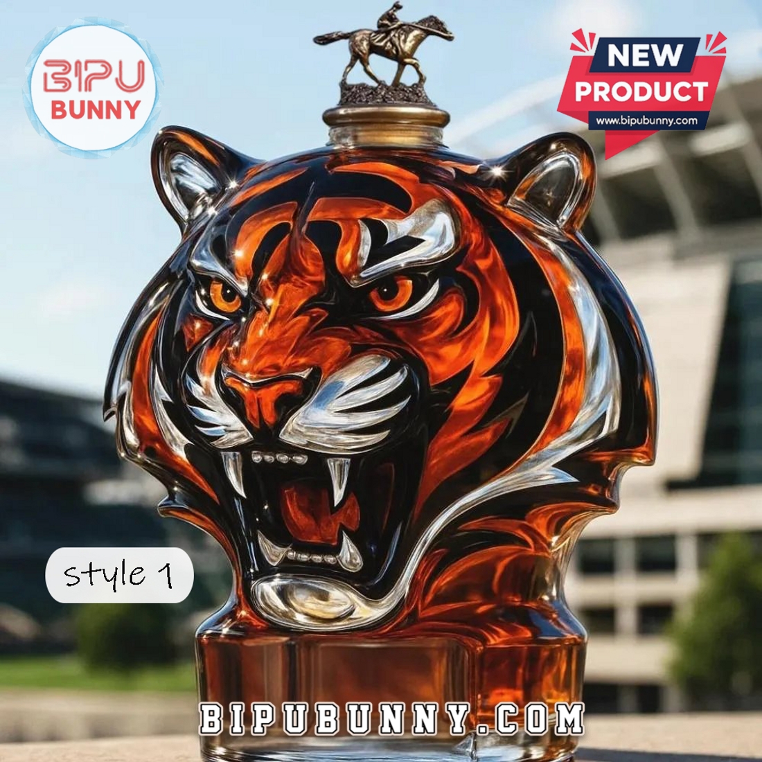 Cincinnati Bengals Whiskey Bottle Cincinnati Bengals Whiskey Bottle