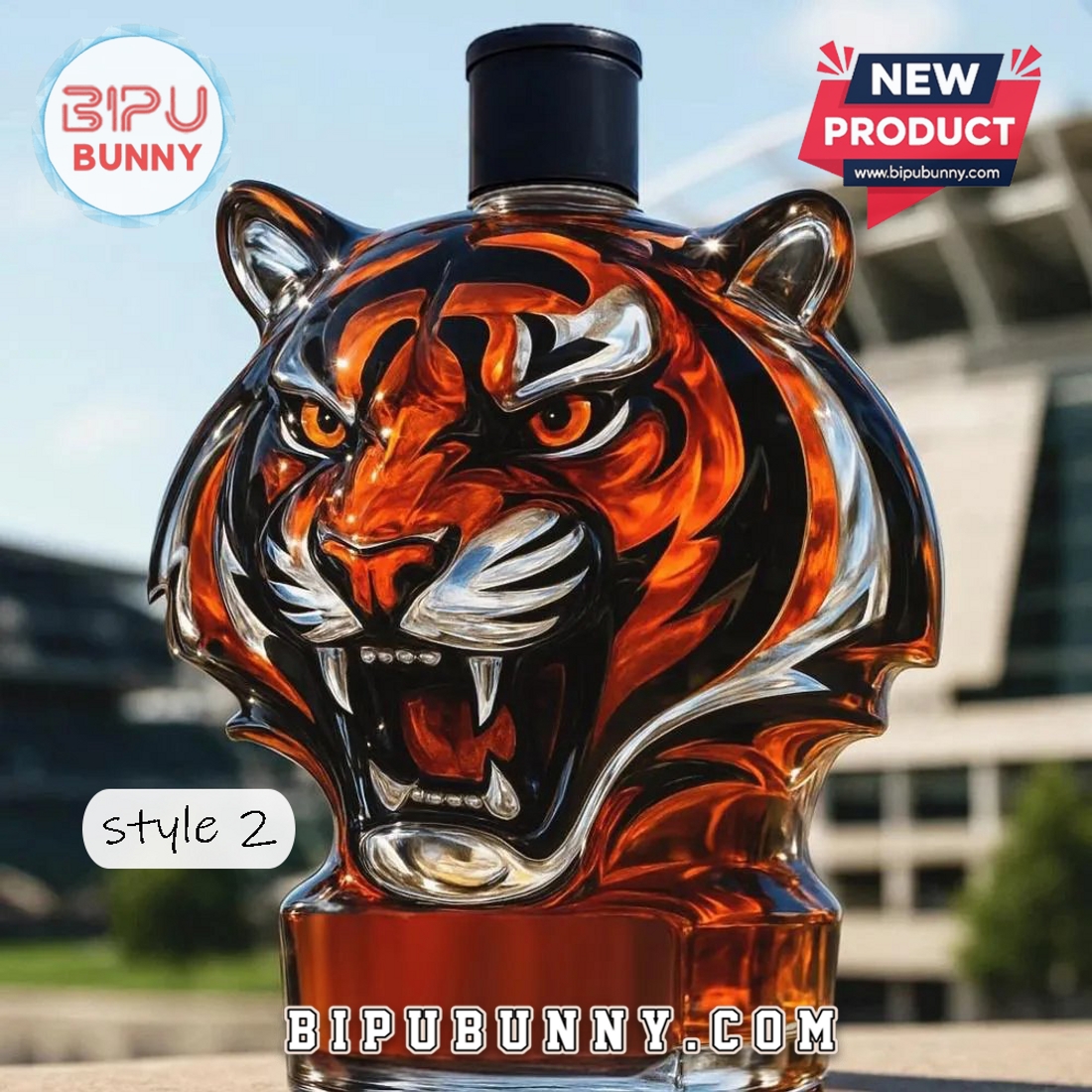 Cincinnati Bengals Whiskey Bottle Cincinnati Bengals Whiskey Bottle