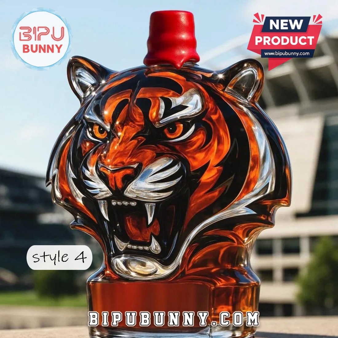 Cincinnati Bengals Whiskey Bottle Cincinnati Bengals Whiskey Bottle
